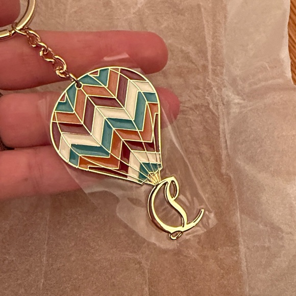 Christian Louboutin Multicolor Hot Air Balloon Keychain - Picture 4 of 4